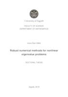 Robust numerical methods for nonlinear eigenvalue problems