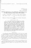 Mossbauer Spectroscopy, X-ray Diffraction and IR Spectroscopy of Oxide Precipitates Formed from FeS04 Solution