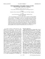 Temperature dependence of the magnetic anisotropy of metallic Y-Ba-Cu-O single crystals in the normal phase