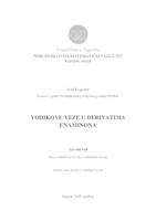 Vodikove veze u derivatima enaminona