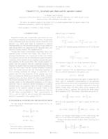 Closed SU(2)q invariant spin chain and its operator content