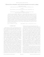 Relativistic Hartree-Bogoliubov model with density-dependent meson-nucleon couplings