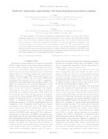 Relativistic random-phase approximation with density-dependent meson-nucleon couplings