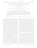 Microscopic Description of Nuclear Quantum Phase Transitions