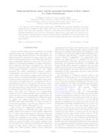 Single-particle density matrix and the momentum distribution of dark “solitons” in a Tonks-Girardeau gas