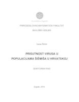 Prisutnost virusa u populacijama šišmiša u Hrvatskoj
