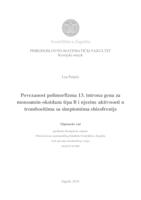 Povezanost polimorfizma 13. introna gena za monoamin-oksidazu tipa B i njezine aktivnosti u trombocitima sa simptomima shizofrenije