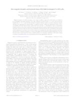 Slow magnetic dynamics and hysteresis loops of the bulk ferromagnet Co7(TeO3)4Br6