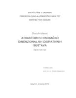 Atraktori beskonačno dimenzionalnih disipativnih sustava