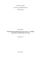 Učinak bioaktivnih molekula trnine (Prunus spinosa L.) na lipidnu peroksidaciju i antioksidacijski sustav mozga