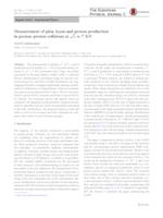 Measurement of pion, kaon and proton production in proton–proton collisions at √s = 7 TeV