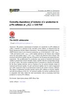 Centrality dependence of inclusive J/ψ production in p-Pb collisions at √SNN=5.02TeV