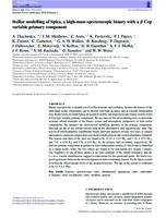 Stellar modelling of Spica, a high-mass spectroscopic binary with a beta Cep variable primary component