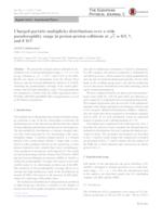 Charged-particle multiplicity distributions over a wide pseudorapidity range in proton- proton collisions at √s = 0.9, 7, and 8 TeV