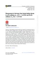 Measurement of electrons from beauty-hadron decays in p-Pb collisions at √sNN = 5.02 TeV and Pb-Pb collisions at √sNN= 2.76 TeV