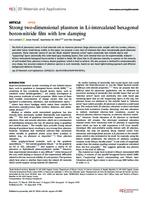 Strong two-dimensional plasmon in Li-intercalated hexagonal boron-nitride film with low damping