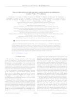 Mass correlation between light and heavy reaction products in multinucleon transfer 197Au+130Te collisions