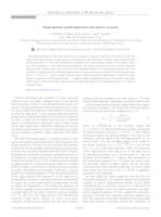 Single-particle spatial dispersion and clusters in nuclei