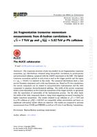 Jet fragmentation transverse momentum measurements from di-hadron correlations in √s=7 TeV pp and √sNN = 5.02 TeV p–Pb collisions