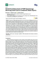 Sensitivity enhancement of NMR spectroscopy receiving chain used in condensed matter physics