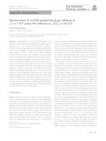 Measurement of Λ(1520) production in pp collisions at √s =7 TeV and p–Pb collisions at √sNN =5.02 TeV