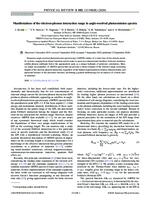 Manifestations of the electron-phonon interaction range in angle-resolved photoemission spectra