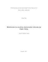 Molekularna analiza elemenata interakcije FNR-TROL