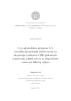 Utjecaj istodobne primjene delta-9-tetrahidrokanabinola i irinotekana na ekspresiju i aktivnost UDP-glukuronil-transferaza u jetri miševa sa singeničnim tumorom debelog crijeva