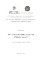 On logics and semantics for interpretability