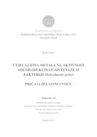 Utjecaj iona metala na aktivnost adenilosukcinat-sintetaze iz bakterije Helicobacter pylori; Priča o želatini i voću