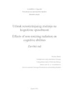 Učinak neionizirajućeg zračenja na kognitivne sposobnosti