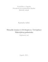 prikaz prve stranice dokumenta Monaški skakavci (Orthoptera: Tetrigidae) Malezijskog poluotoka
