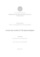 prikaz prve stranice dokumenta Istraživanje inzulina FT-IR spektroskopijom