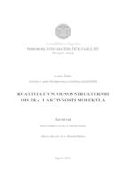 prikaz prve stranice dokumenta Kvantitativni odnos strukturnih odlika i aktivnosti molekula