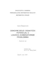 prikaz prve stranice dokumenta Osnovne ideje i didaktički potencijal u logičko-kombinatornim problemima