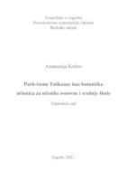 prikaz prve stranice dokumenta Park-šuma Tuškanac - botanička učionica za učenike osnovnih i srednjih škola