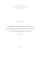 prikaz prve stranice dokumenta Genotipizacija lokusa glavnog sustava tkivne podudarnosti srne, Capreolus capreolus (Linnaeus, 1758), sekvenciranjem nove generacije