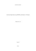 prikaz prve stranice dokumenta Utjecaj migracija na političke promjene u Europi