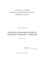 prikaz prve stranice dokumenta Razvoj blockchain aplikacije koristeći TypeScript i Angular