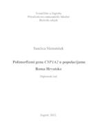 prikaz prve stranice dokumenta Polimorfizmi gena CYP1A2 u populacijama Roma Hrvatske