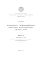 prikaz prve stranice dokumenta Termodinamičko i strukturno istraživanje kompleksiranja ciklopentafenilalanina s anionima u otopini
