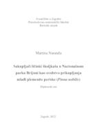 prikaz prve stranice dokumenta Sakupljači ličinki školjkaša u Nacionalnom parku Brijuni kao sredstvo prikupljanja mlađi plemenite periske (Pinna nobilis)