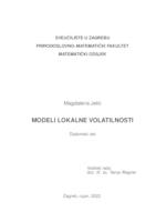 prikaz prve stranice dokumenta Modeli lokalne volatilnosti