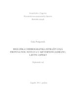 prikaz prve stranice dokumenta Biološka i hidrografska istraživanja frontalnog sustava u sjevernom Jadranu; ljetni aspekt