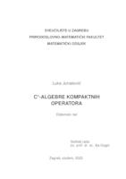 prikaz prve stranice dokumenta C*-algebre kompaktnih operatora