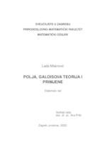 prikaz prve stranice dokumenta Polja, Galoisova teorija i primjene