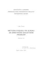 prikaz prve stranice dokumenta Metoda ''podijeli pa vladaj'' za simetrični svojstveni problem