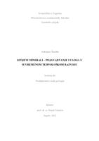 prikaz prve stranice dokumenta Litijevi minerali  pojavljivanje i uloga u suvremenom tehnološkom razvoju