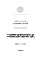 prikaz prve stranice dokumenta PHARMACOGENETIC PROFILE OF CYP2D6 GENE IN CROATIAN ROMA