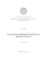 prikaz prve stranice dokumenta IMMUNOGLOBULIN G GLYCOSYLATION IN COVID-19 DISEASE